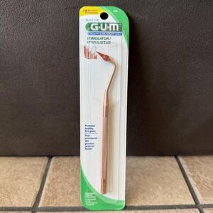 GUM‎ Stimulator Permanent Handle with Rubber Tip Precision Control NEW